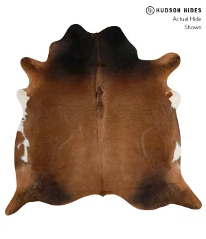 Warm Caramel X-Large Brazilian Cowhide Rug 6'10"H x 7'0"W #83460 by Hudson Hides