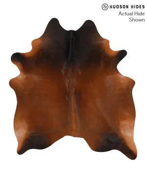 Warm Caramel X-Large Brazilian Cowhide Rug 7'3"H x 6'6"W #66288 by Hudson Hides